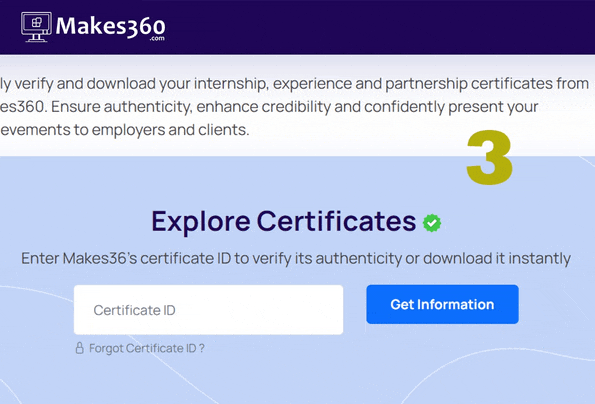 Download and Validate Makes360 Certificates