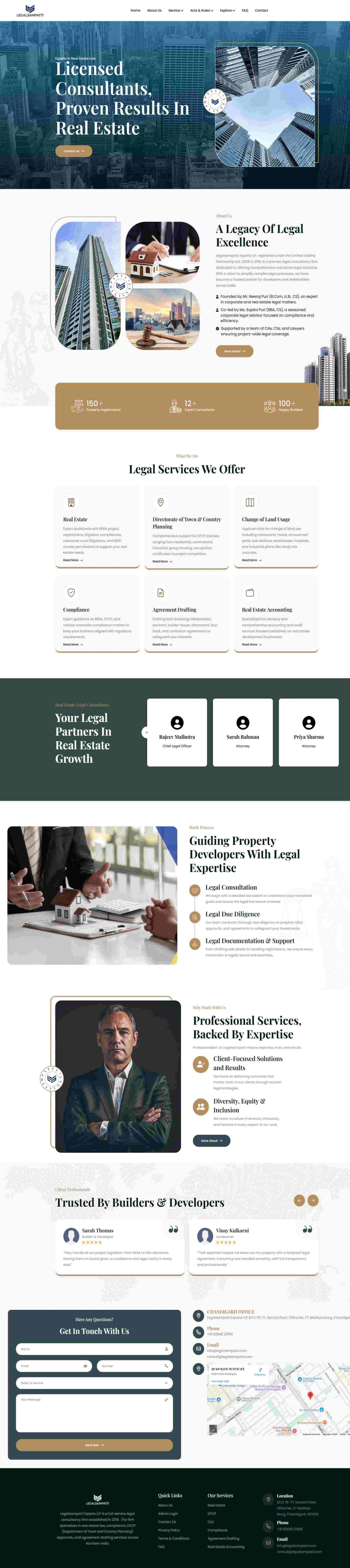 Legalsampatti website porfolio