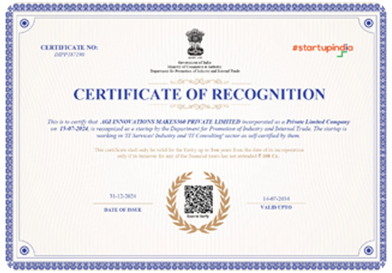 Recognized by DPIIT